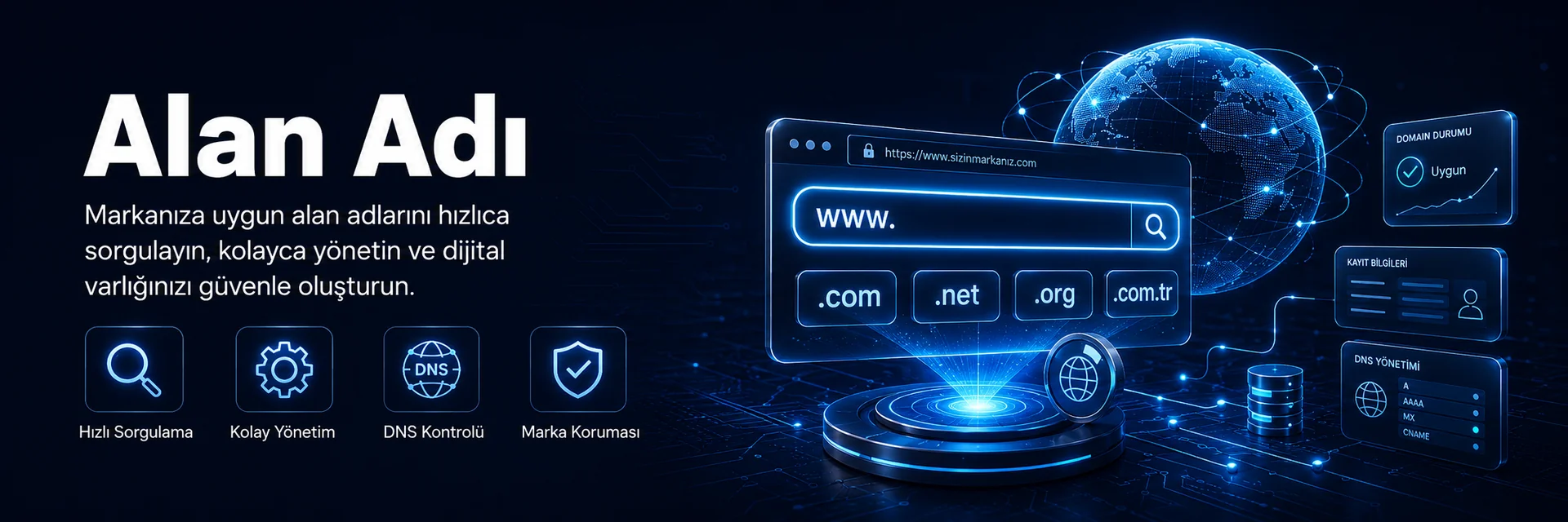 Domain Alan Adı Kayıt ve Transfer - GüvenHost
